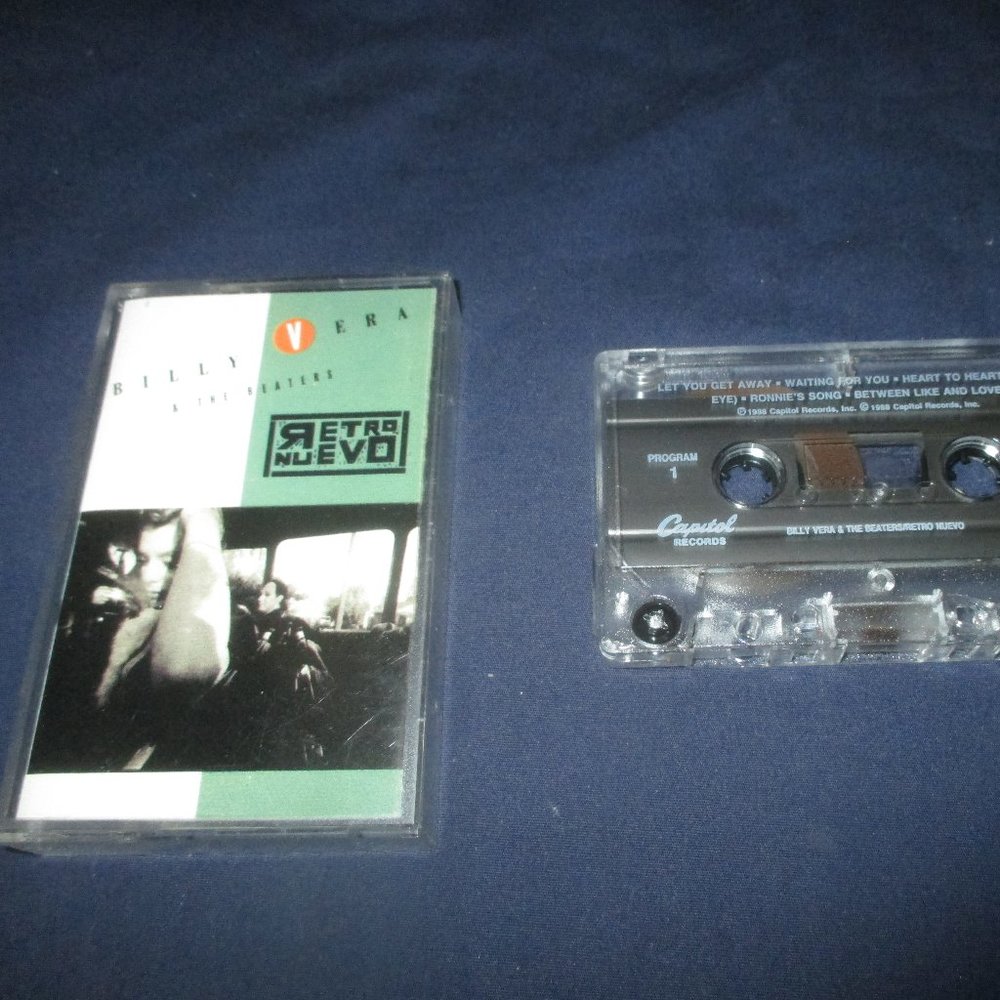 Billy Vera & The Beaters - Retro Nuevo on cassette (Capitol Records, 1988)